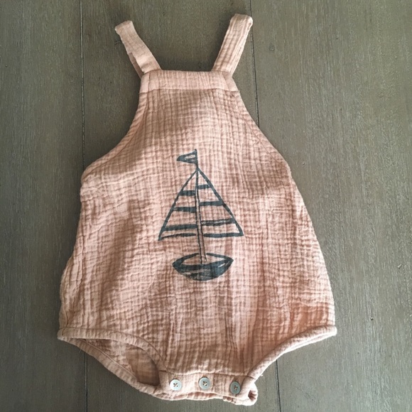 Rylee & Cru Other - Rylee and Cru Norah Sailboat romper. 18/24 months